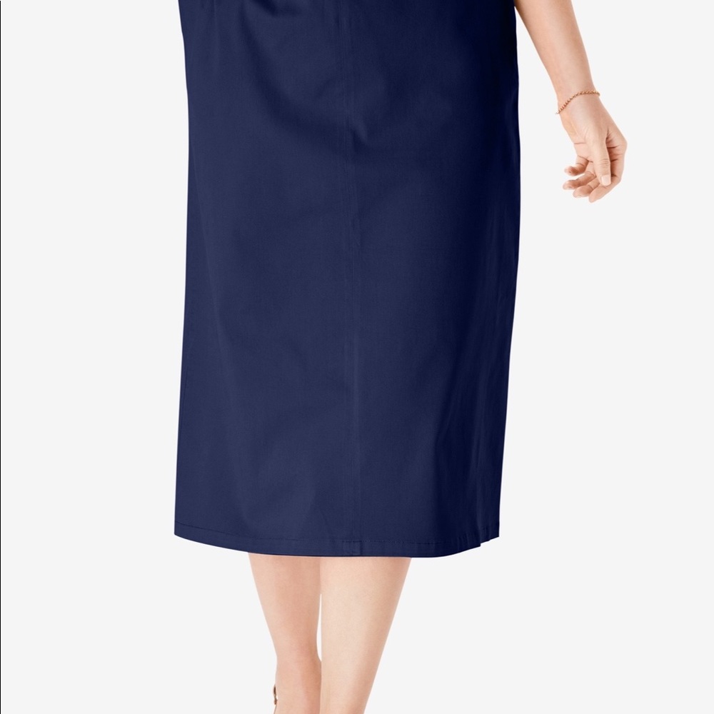 Lot of 5 Roman’s woman elastic band chino skirt